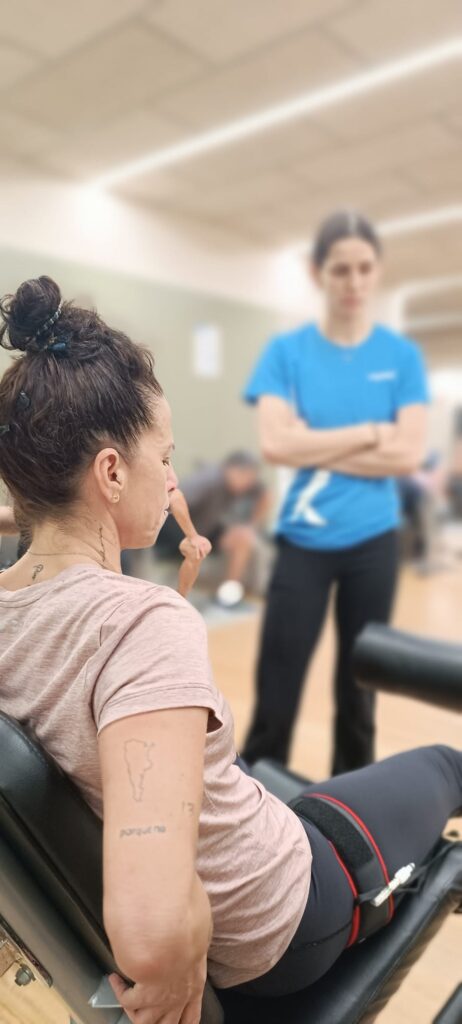 ejercicio con bandas de oclusion